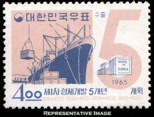 Korea Scott 406 Mint never hinged.