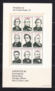 United States 2216-2219 Sheets Set MNH US Presidents (B)