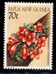 PNG Papua New Guinea Scott 654 MNH** Orchid stamp