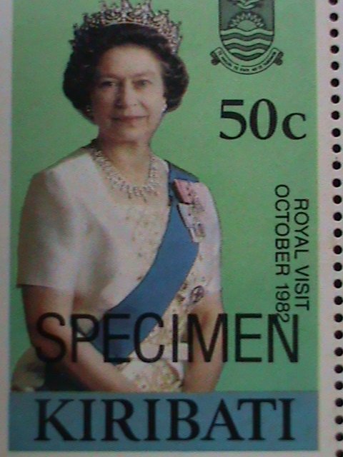 KIRIBATI-1982 -SPECIMENT SHEET-REMEMBER ALWAYS-QUEEN ELIZABETH II MNH-S/S VF