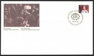 Canada Sc# 1164 FDC single 1988 12.29 Queen Elizabeth II