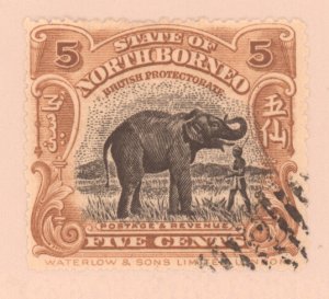 North Borneo, Scott #141, cto