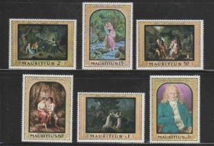 MAURITIUS #333-338 1968 VISIT OF BERNARDINE MINT VF NH O.G