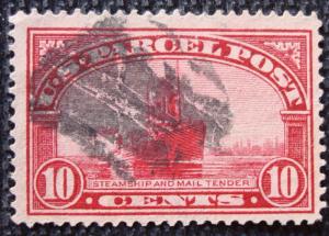 US #Q6 USED Single Parcel Post Steamship SCV $3.50 L14