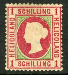 Germany 1869 Heligoland 1 Schilling Type 3 Perf 13½x14½ Mint R748 ⭐⭐⭐⭐⭐⭐