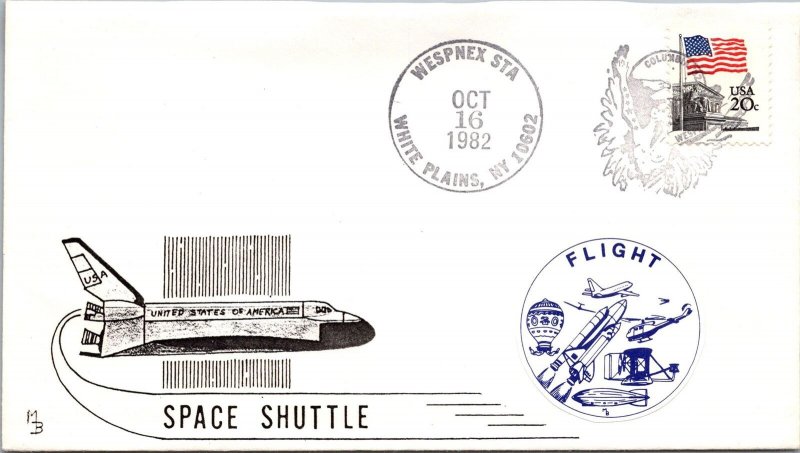 Oct 16 1982 - Space Shuttle - Wespnex Sta/White Plains, Ny - F36586