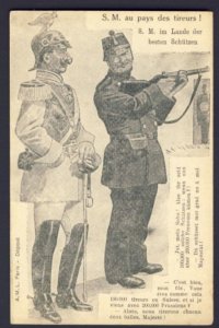 FRANCE POSTAL HISTORY - Guillaume PROPAGANDA WORLD WAR I - WWI - postcard