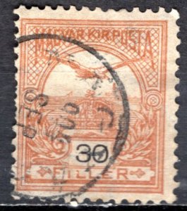Hungary; 1900: Sc. # 59:  Used Perf. 12 x 11 1/2 Single Stamp
