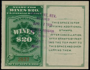 U.S. REV. WINES RE56  Used (ID # 118846)- L