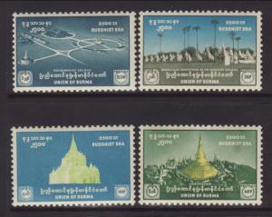 Burma 159-162 MNH VF