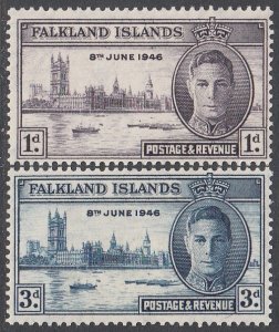 Falkland Islands 97-98 MH CV $0.90