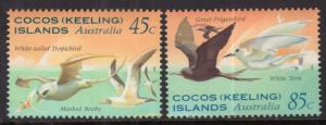 Cocos Keeling Islands 300-301 Birds MNH VF