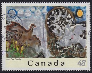 Canada - 2003 - Scott #2002d - used - Art Painting Jean-Paul Riopelle