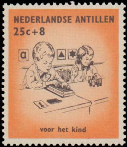 Netherlands Antilles #B51-B54, Complete Set(4), 1961, Children, Never Hinged
