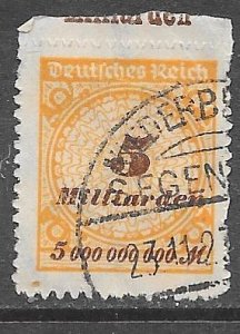 Germany 307: 5mlrd m Numeral, used, F-VF