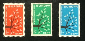 Turkey #1553-5 Europa 1962 - MNH