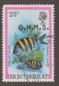 Montserrat O49 Fish O/P 1981