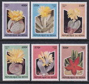 Benin 1001-1006 Flowers MNH VF