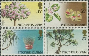 Pitcairn Islands 1983 SG242-245 Trees set MNH