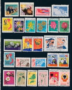 D393338 Vietnam Nice selection of VFU Used stamps