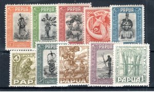 Australia - Papua (British New Guinea) 1932-40 Values At 1s Sg 130-39-