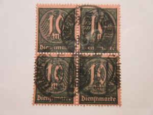 GERMANY Scott O17, INFLA BERLIN expert mark, USED, Cat $6