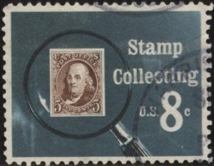 US 1474 (used) 8¢ stamp collecting (1972)