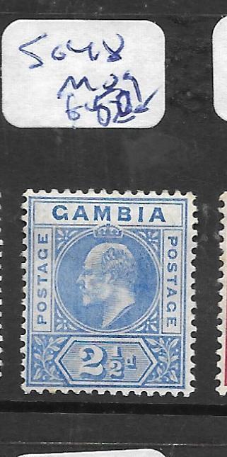 GAMBIA (P1901B) KE 2 1/2D SG 48  MOG