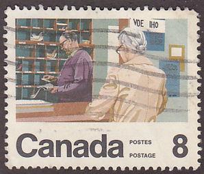 Canada 634; 100 Years of Letter Carrier Service 1974