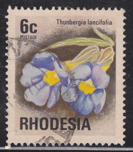 Rhodesia 333 Thunbergia Iancifolia 1974