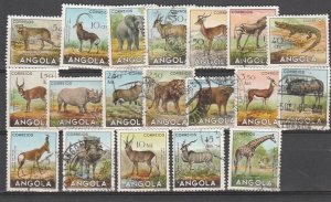 ANGOLA #362/81 USED NO #379