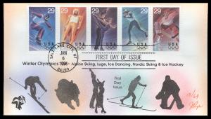 #2807-11 Winter Olympics Pugh FDC