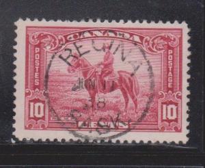 CANADA Scott # 223 Used RCMP Officer On Horseback