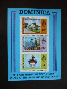 Stamps - Dominica - Scott# 388a - Mint Never Hinged Souvenir Sheet