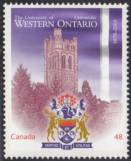 Canada 2003 MNH Sc #1974 48c University of Western Ontario