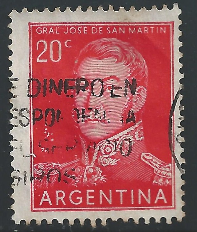 Argentina #628 20c Jose de San Martin