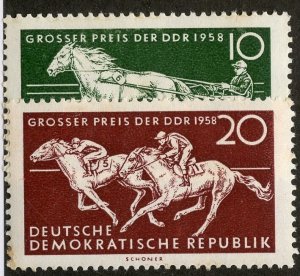 Germany- DDR, Scott #394-95, Mint, Never Hinged, partial set