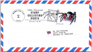 US SPECIAL EVENT COVER POSTMARK STAMP COLLECTING MONTH AT BIGELOW AR 1999