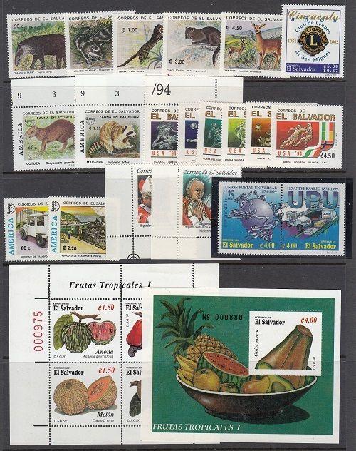 Salvador - Mint NH (8 modern items) - Catalog Value $51.40  [2R0292]