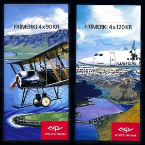 [68525] Iceland 2009 Aviation 2 Booklets MNH