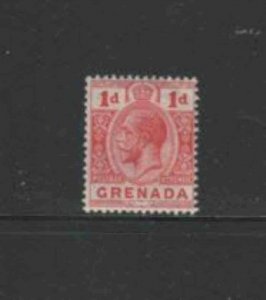 GRENADA #80 1913 1p KING GEORGE V MINT VF LH O.G cc