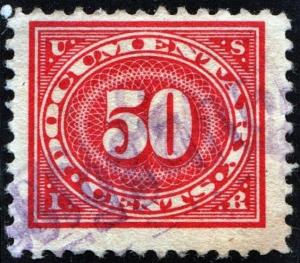 R238 50¢ Documentary Stamp (1917) Used