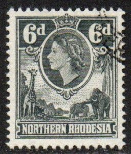 Northern Rhodesia Sc #68 Used