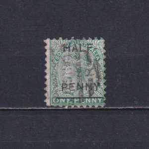 SOUTH AUSTRALIA 1882, SG# 181, ½d on 1 d green, QV, Used