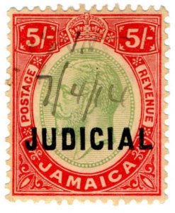 (I.B) Jamaica Revenue : Judicial 5/-