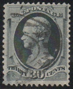 MALACK 190 VF, registered cancel, thin, nice color! c3684