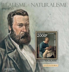 2013 TOGO  MNH. REALISM - NATURALISM. Michel Code: 4692 / Bl.754