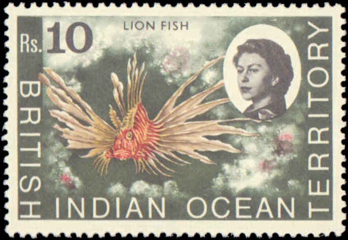 British Indian Ocean Territory #16-33, Complete Set(18), 1968-1973, Marine Li...