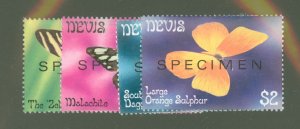 Nevis #142-145  Single (Complete Set)