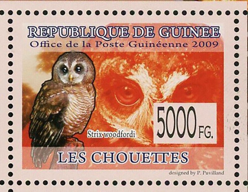 Owls Stamp Bird Tyto Alba Strix Woodfordi Strix Aluco S/S MNH #6424-6429